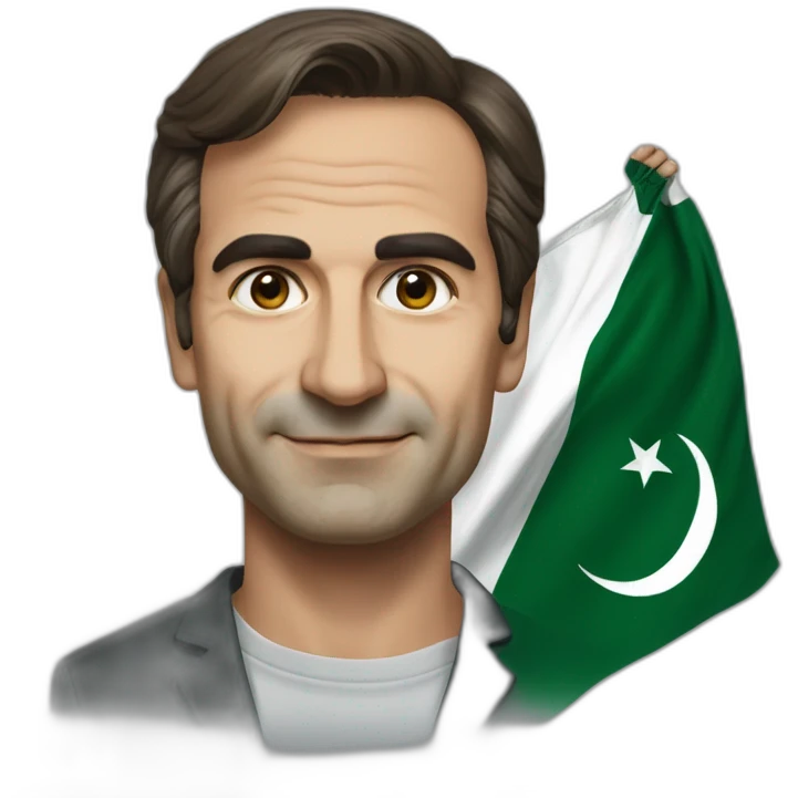 Mitsotakis with Pakistan flag emoji