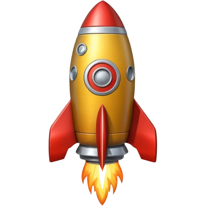 a blocked rocket emoji