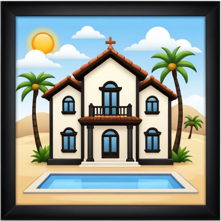 casa blanca emoji
