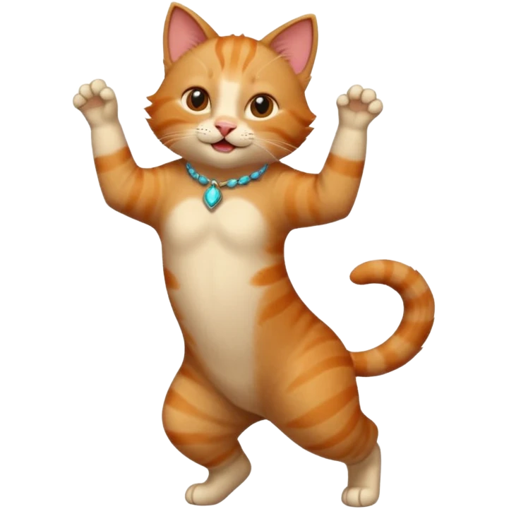 Dancing cat emoji