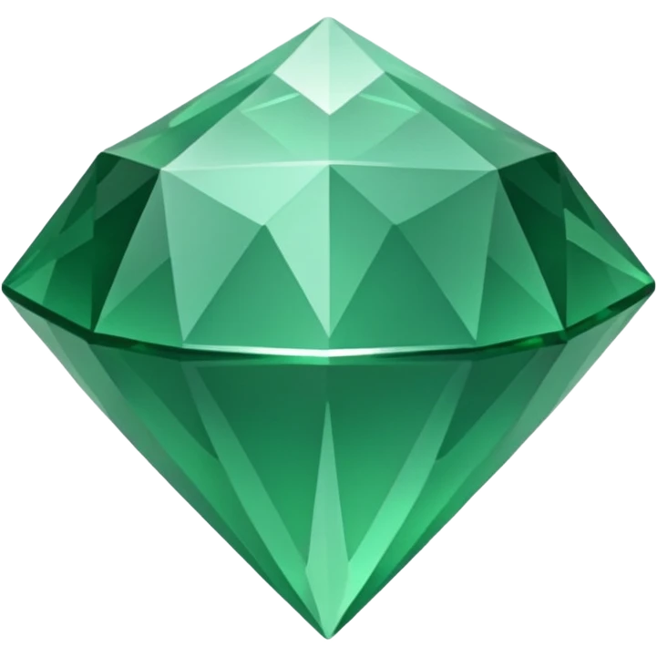 Diamant green emoji