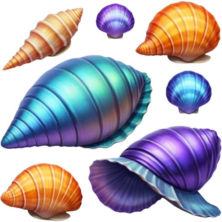 Sea shells emoji