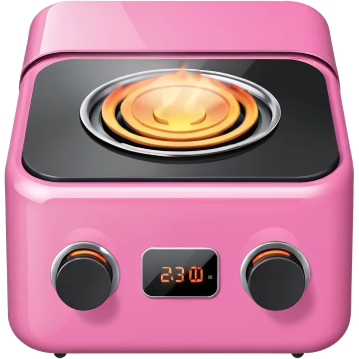 pink portable stove emoji