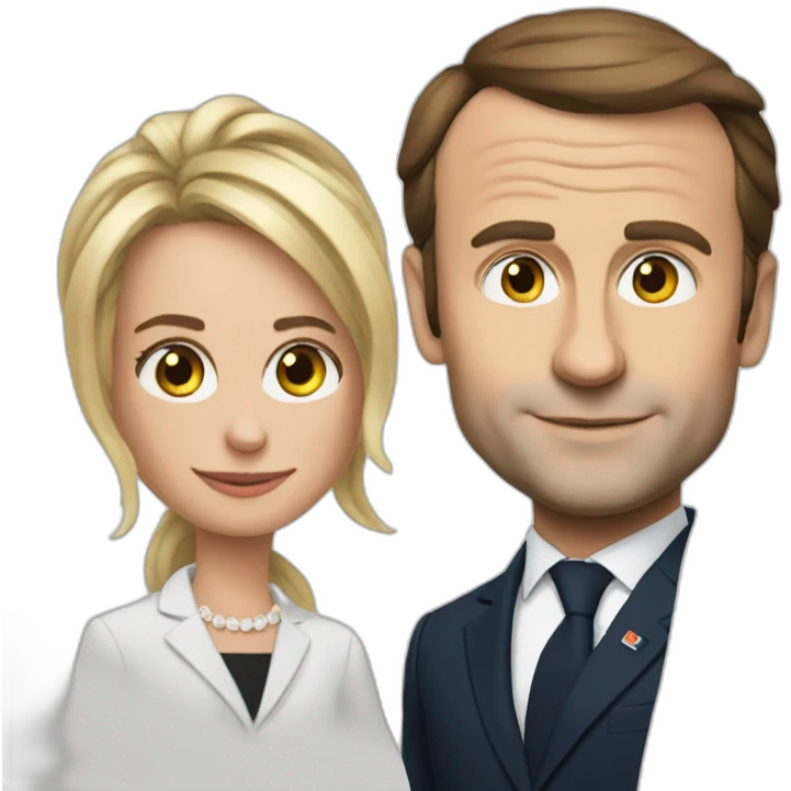 macron avec brigitte emoji