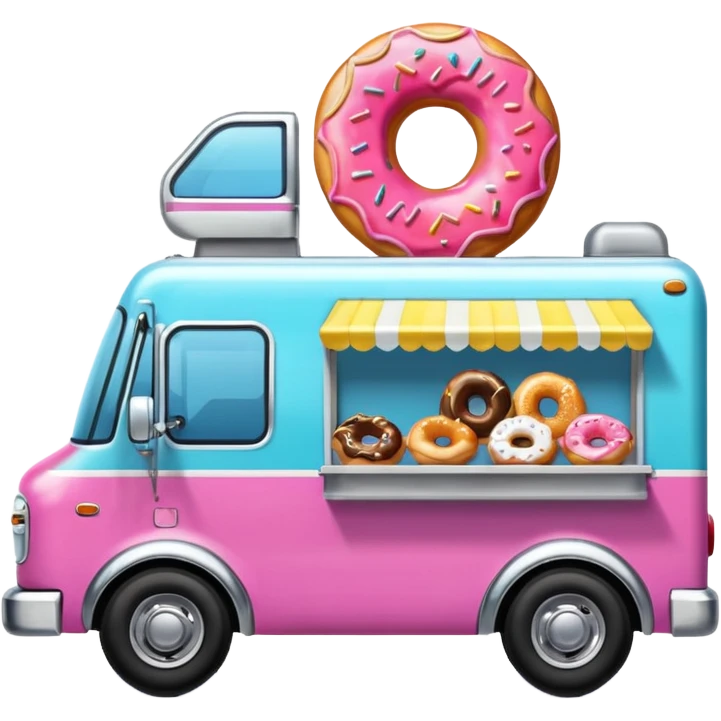  donut truck emoji