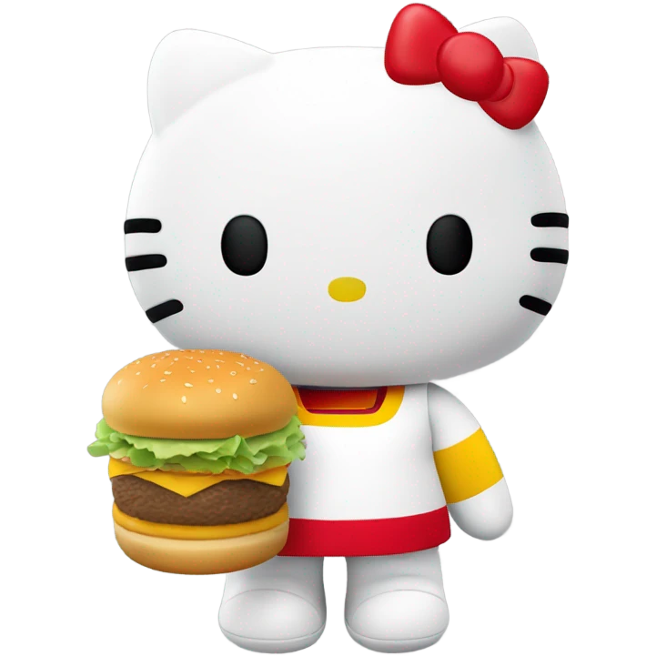 McDonald’s hello kitty emoji