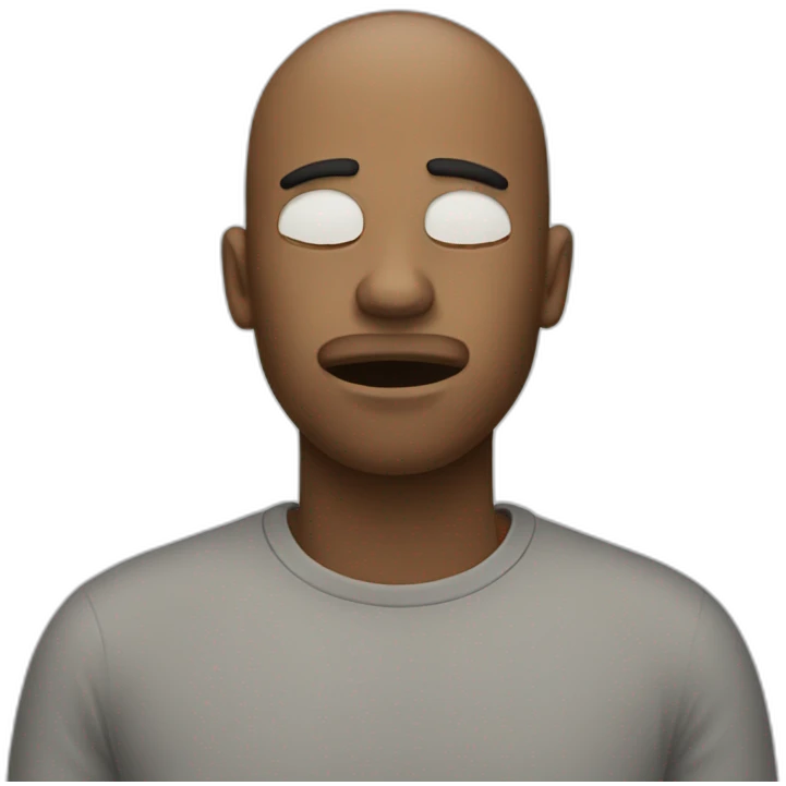 someone exhaling emoji