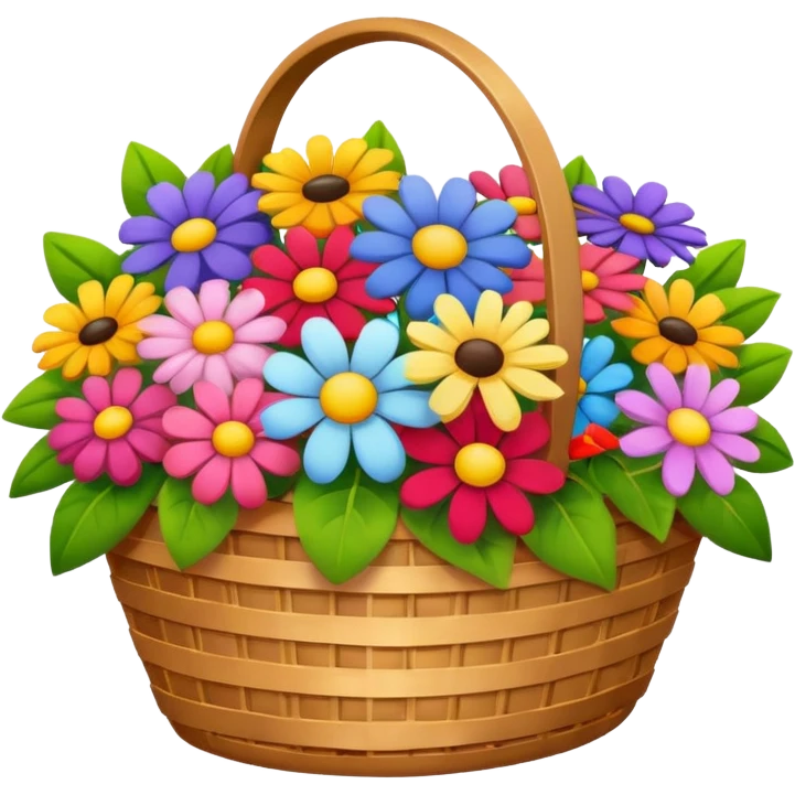 giỏ hoa  emoji