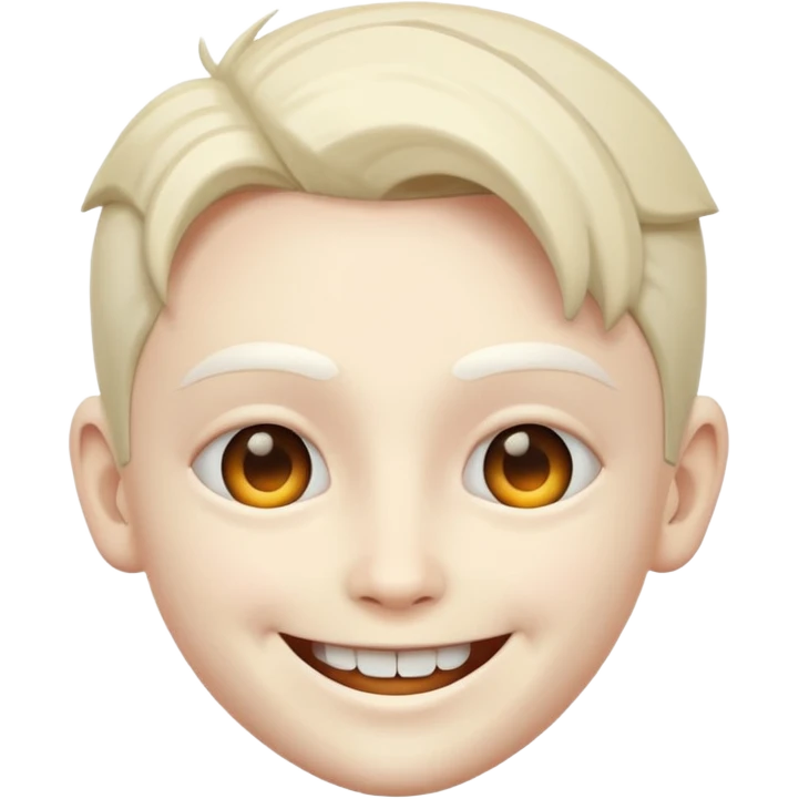 Gojo smiling creepy emoji