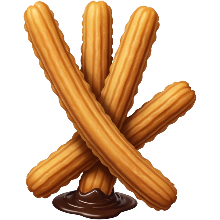 black churros emoji