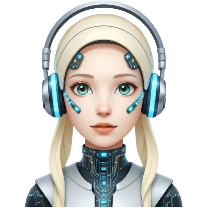 Tech wizard girl emoji | AI Emoji Generator