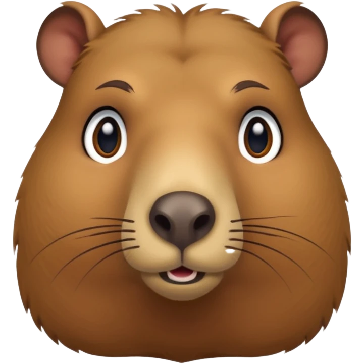 nervous capibara emoji