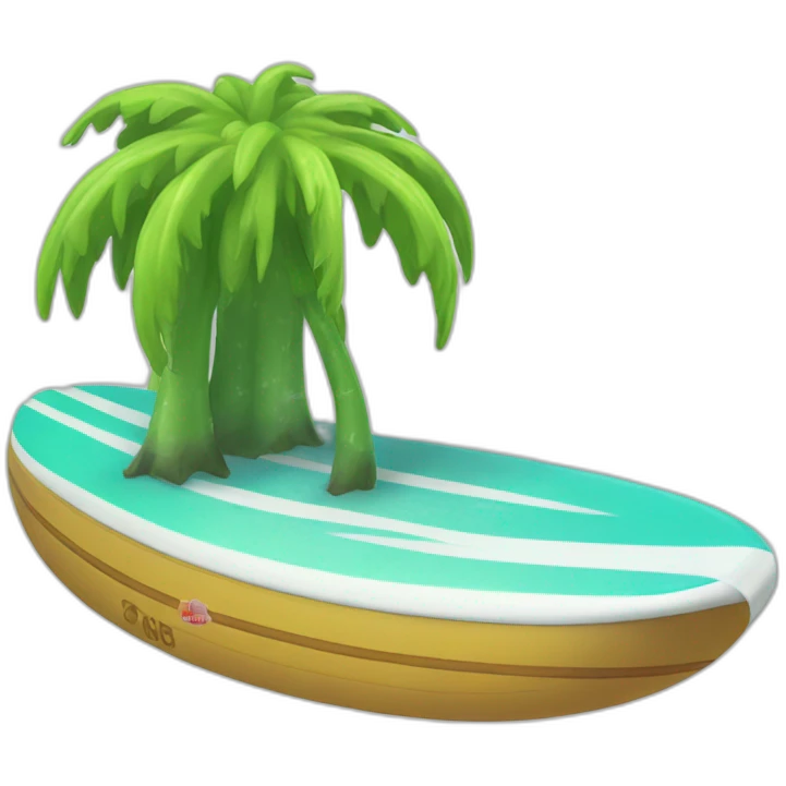 Concombre surf emoji