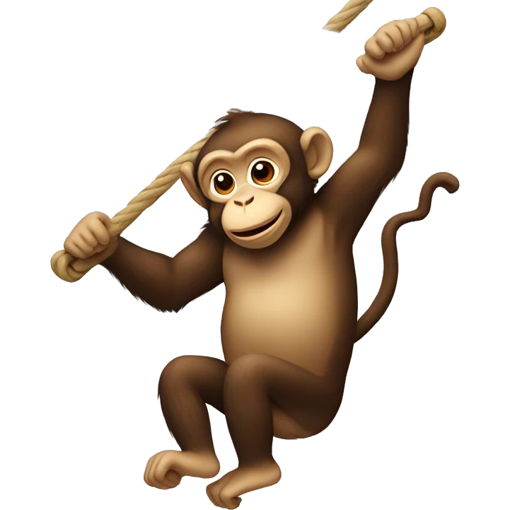 Monkey swinging  emoji