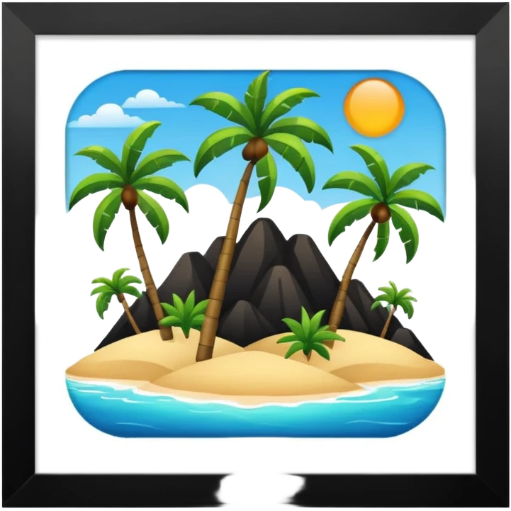 Carte de la Guadeloupe emoji