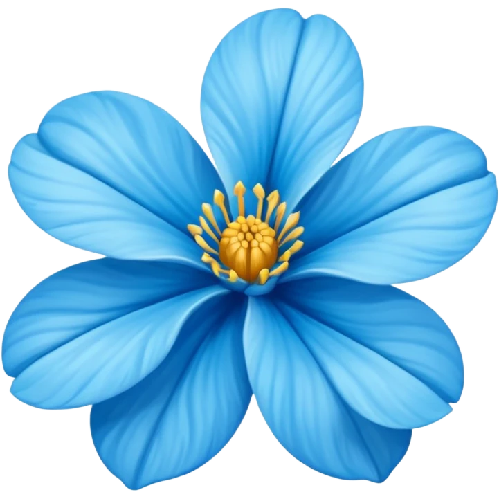 Flor de lirio azul cielo emoji