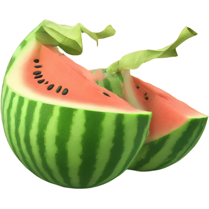 Two melons  emoji