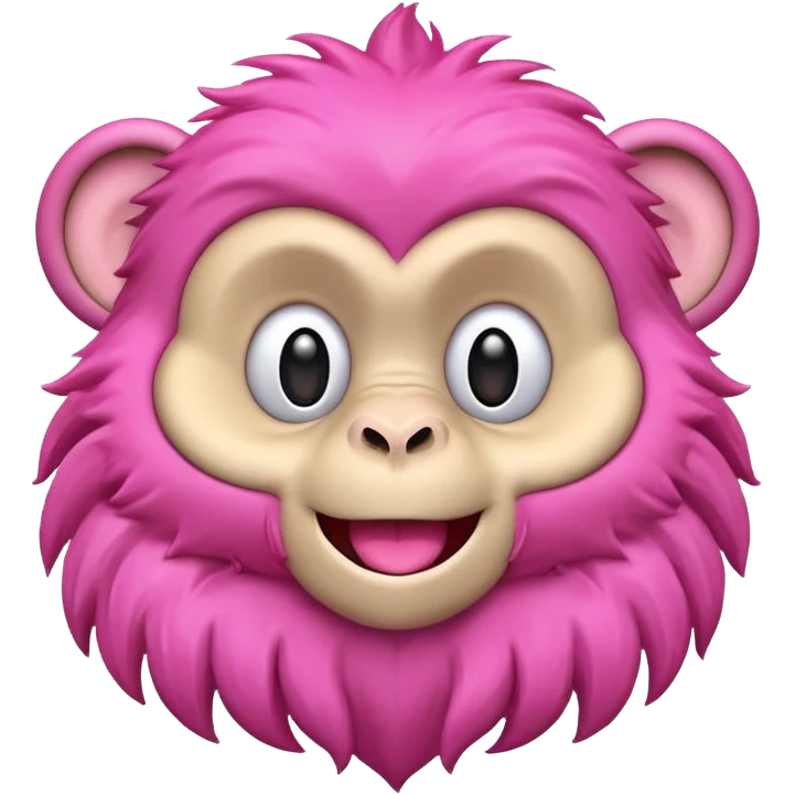 pink monkey emoji