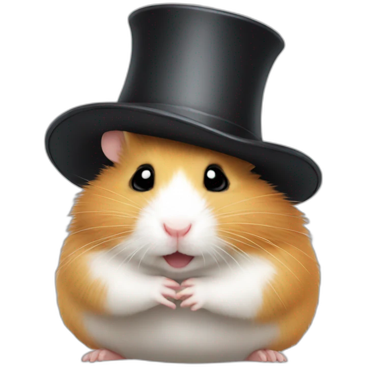 Hamster in the hat  emoji
