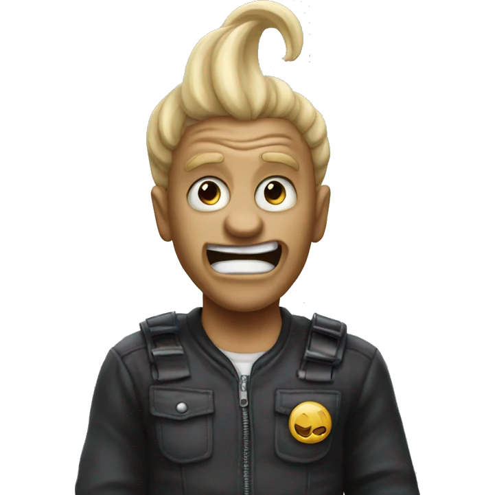 Wazzzup from scary movie killer character emoji
