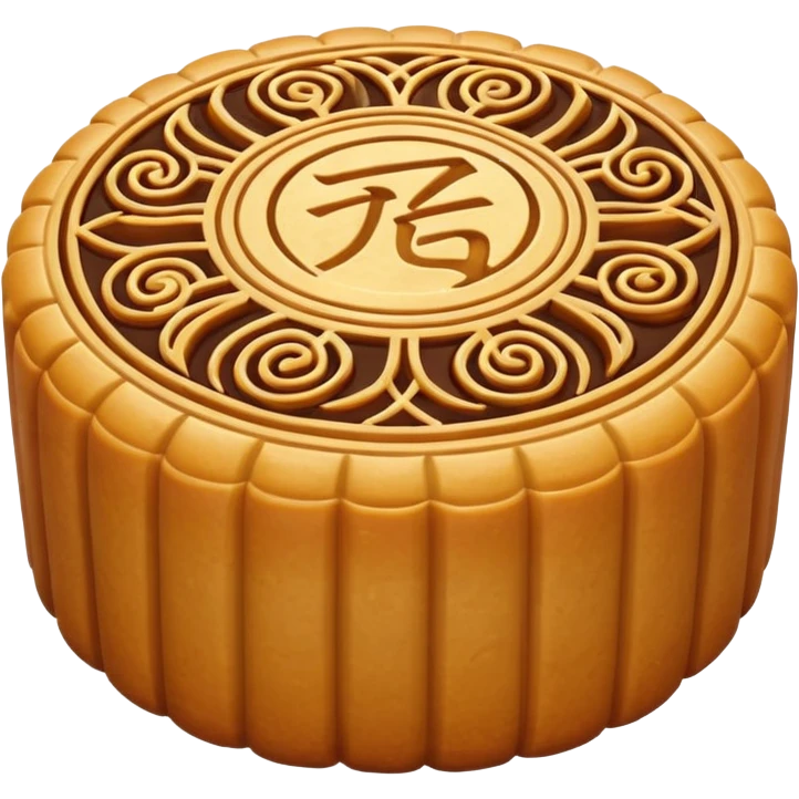 a mooncake emoji