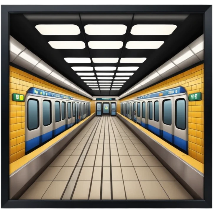 subway station emoji