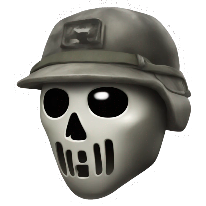 call of duty ghost with firing face emoji