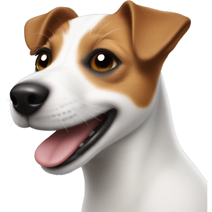 jack Russell winking emoji