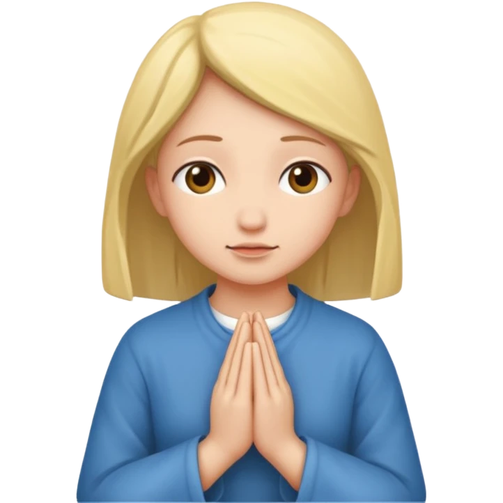 Mara prays (skyrim) sticker, white background emoji