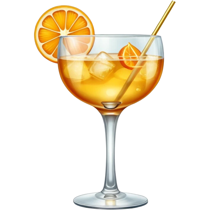 golden cocktail emoji