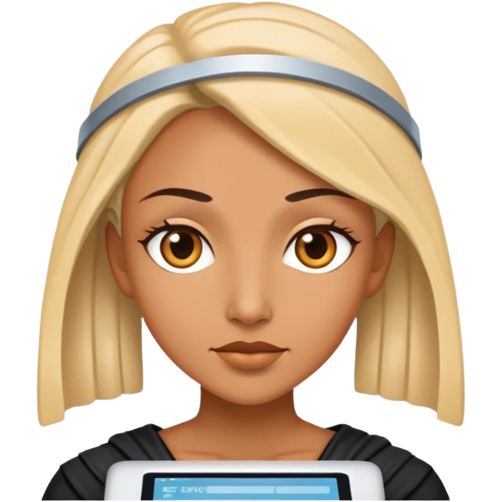 a female data oracle emoji