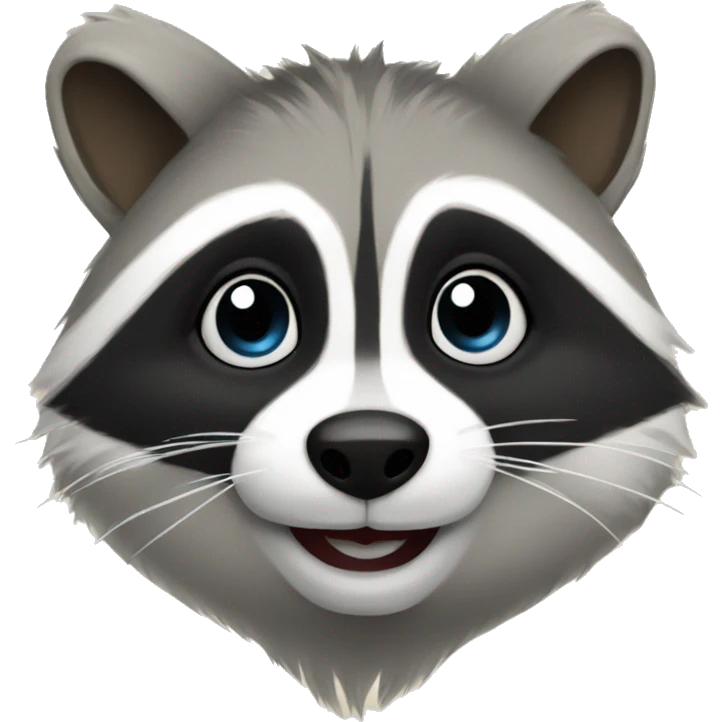 happy new year raccon emoji