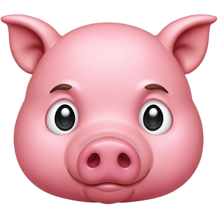 грустная свинка emoji