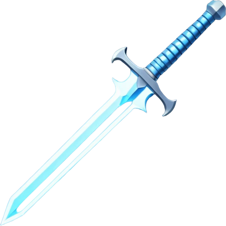 Pixel sword emoji