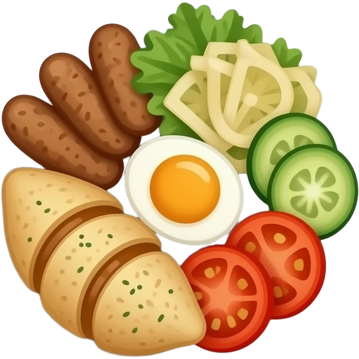 plato de comida emoji