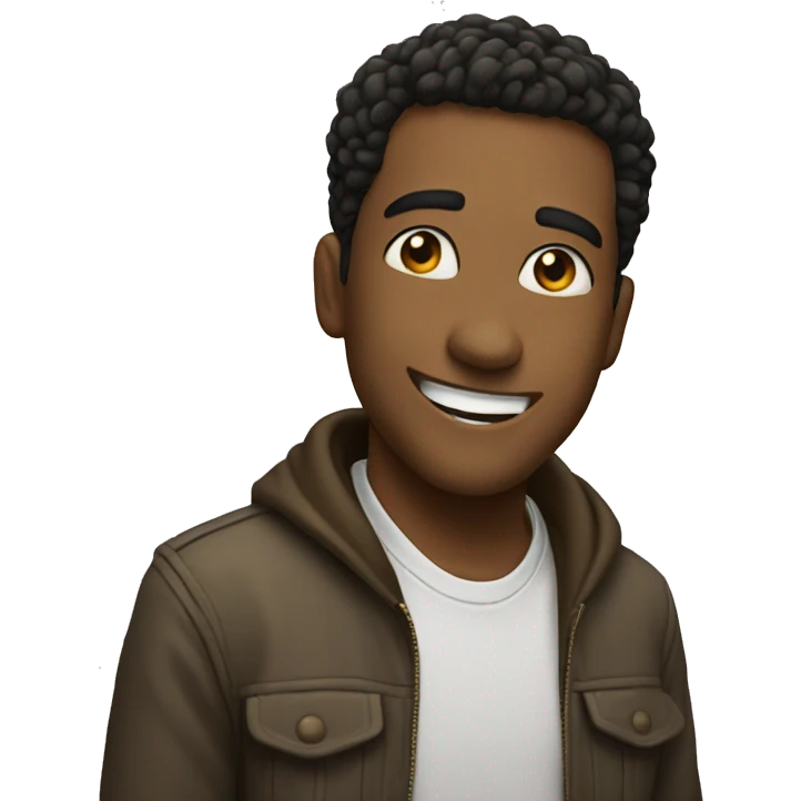 Akward smile emoji