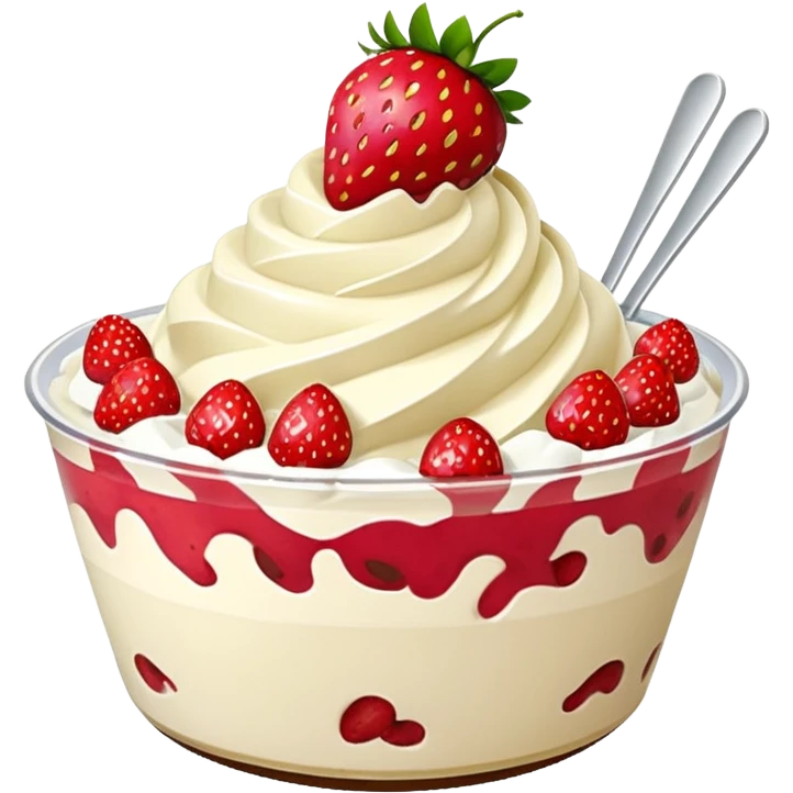 strawberry bingsu emoji