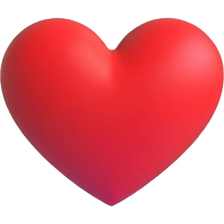 red heart emoji