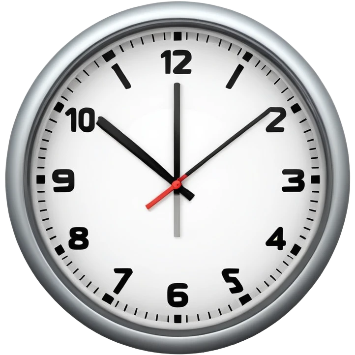 Clock showing 2 o'clock emoji