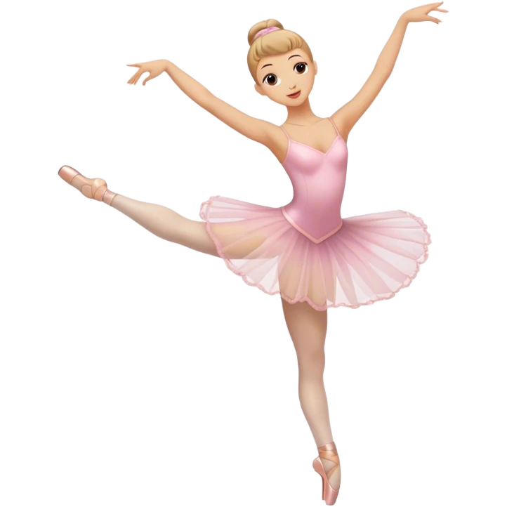 A ballerina dancing ballet emoji