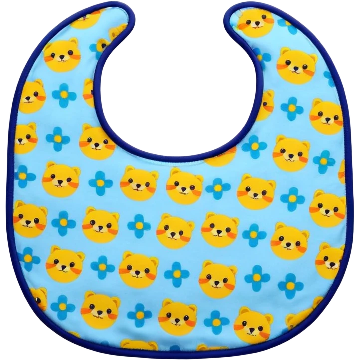 Patterned Baby Bibs emoji