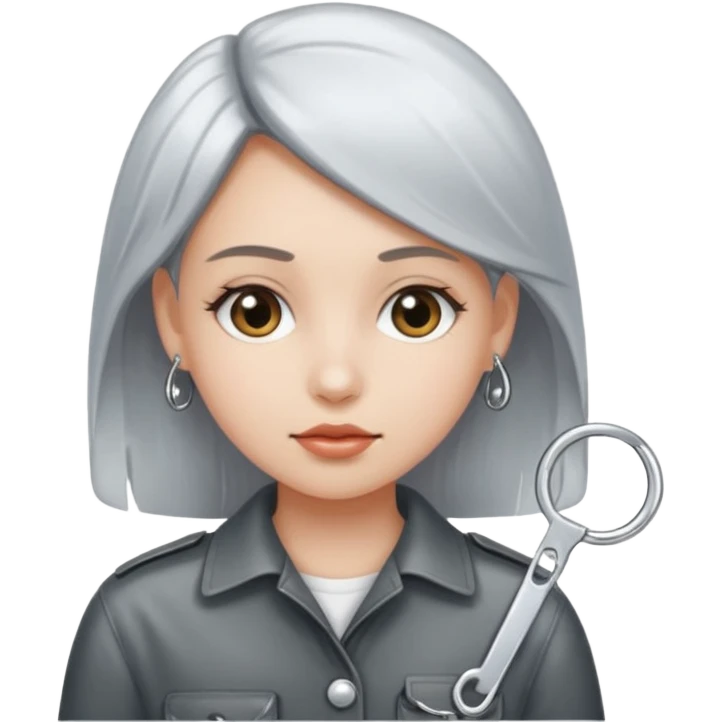 girls safety pin emoji