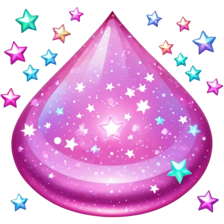 Pink sparkles emoji