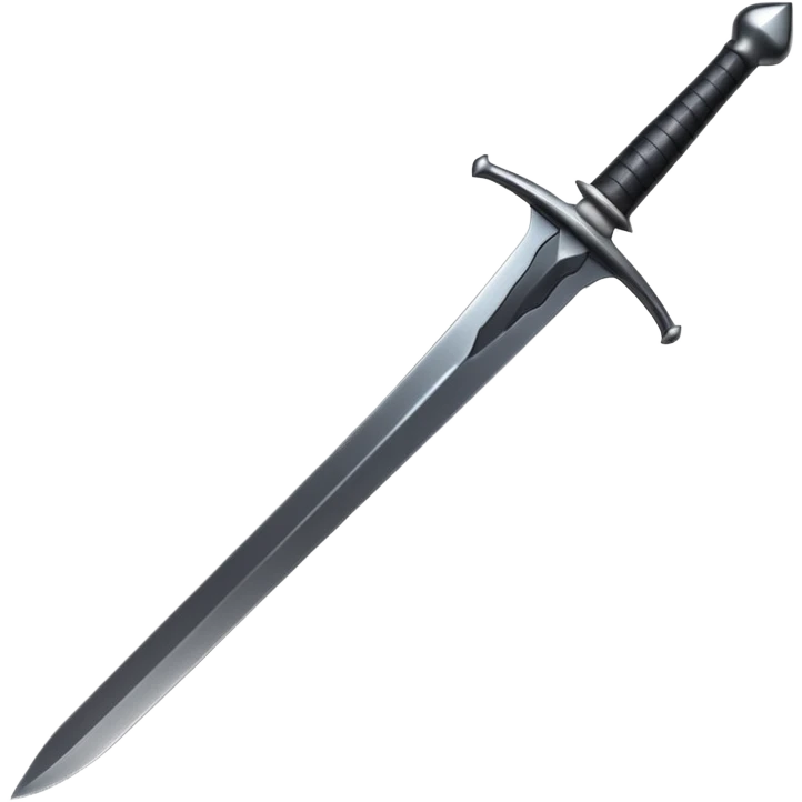 black sward emoji