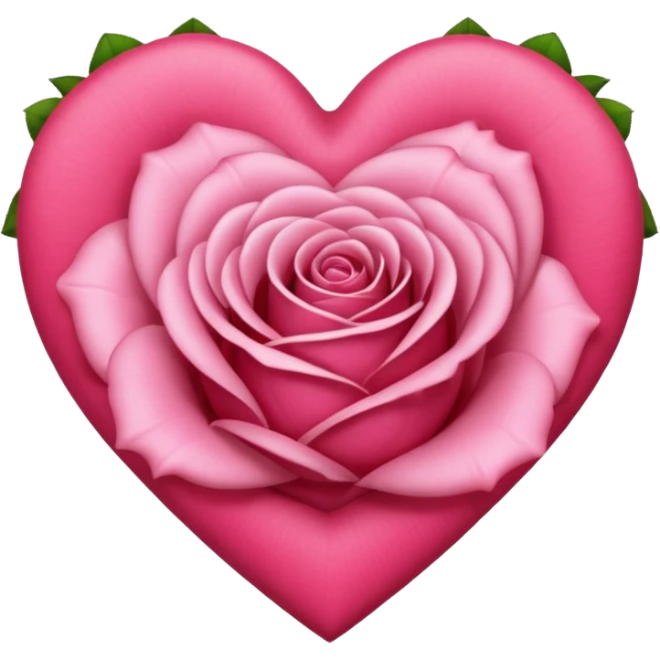 Corazón rositas emoji