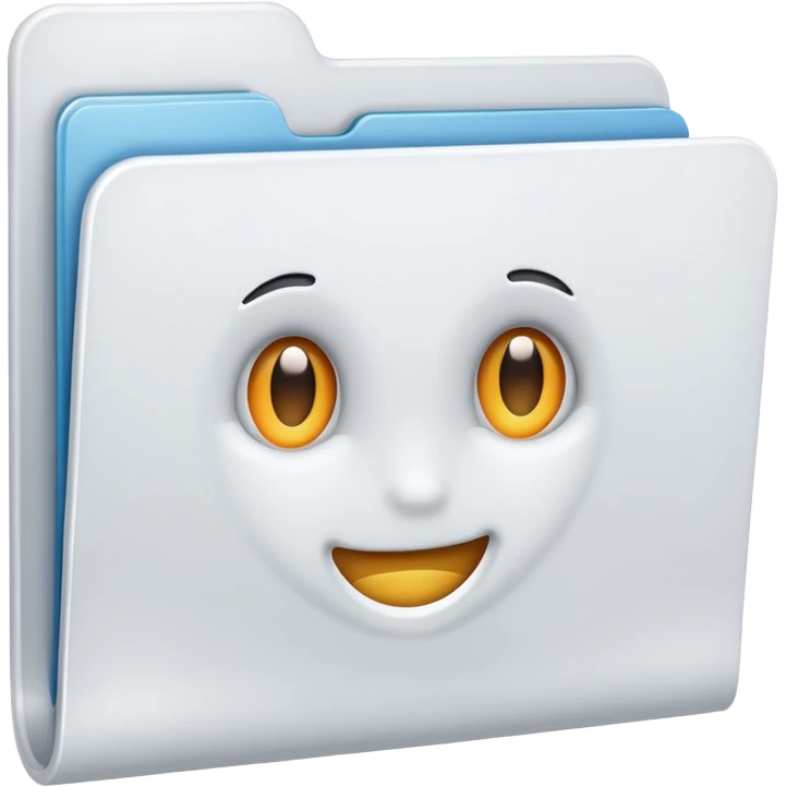 white folder emoji
