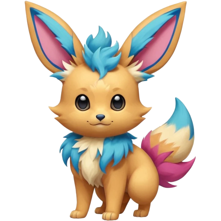 Eeveelution-Cute-Pokémon-fusion full body emoji