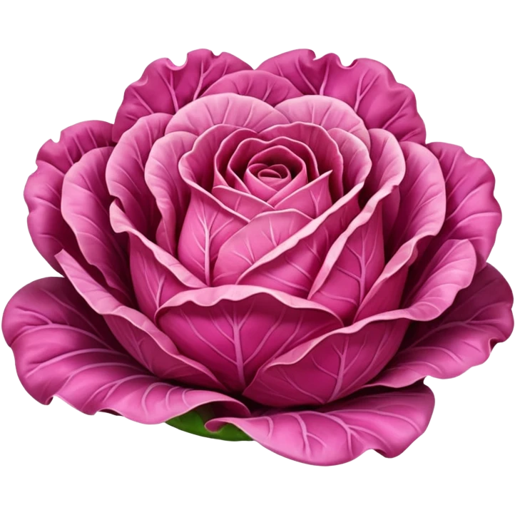 pink lettuce emoji