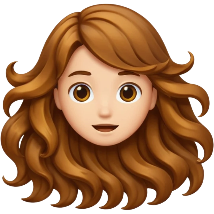Hair shaking  emoji