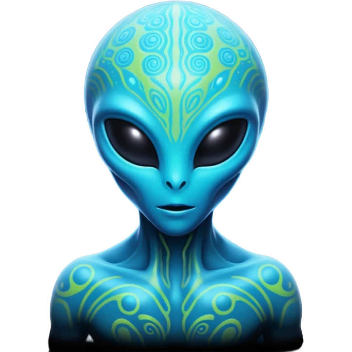 Cosmic entity, alien emoji